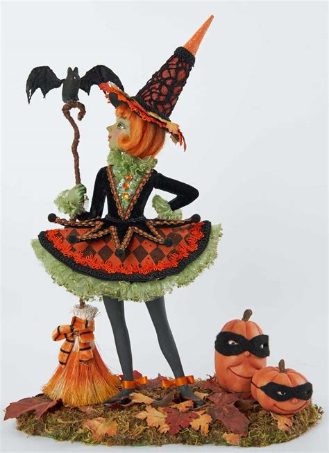 Halloween witch figurine